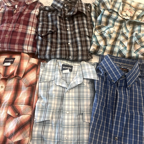 Men’s button down shirts wrangler & ariat - Picture 1 of 1